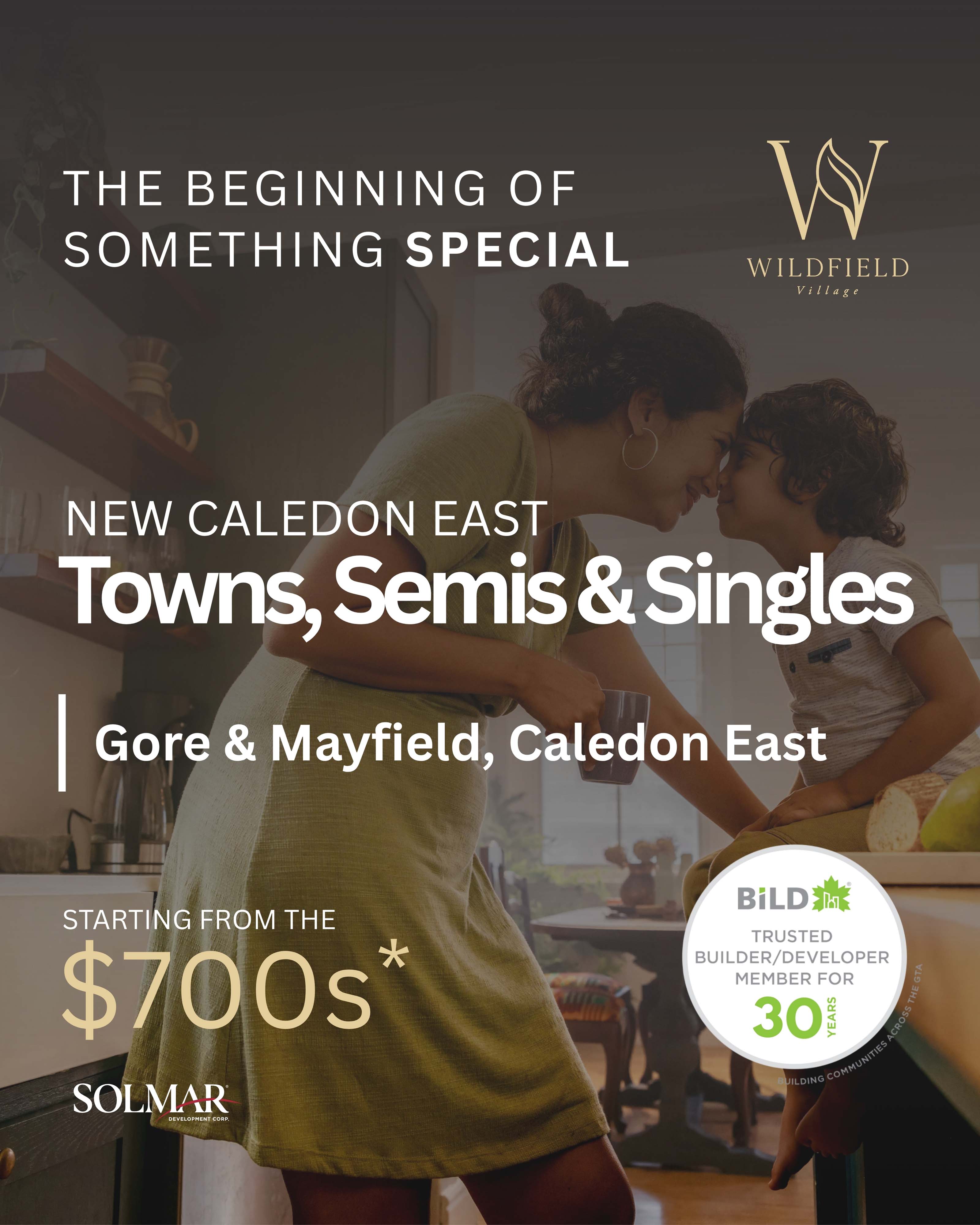 Wildfield Village community rendering